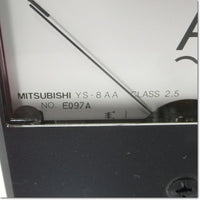 Japan (A)Unused,YS-8AA 5A 0-80A CT80/5A B　交流電流計 ,Ammeter,MITSUBISHI