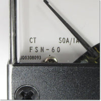 Japan (A)Unused,FSN-60 1A 0-50-150A CT50A/1A  交流電流計 3倍延長 ,Ammeter,Fuji