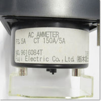 Japan (A)Unused,FS-60 5A 0-150A CT150A/5A  交流電流計 ,Ammeter,Fuji
