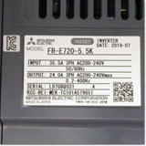 Japan (A)Unused,FR-E720-5.5K  インバータ 三相200V ,MITSUBISHI,MITSUBISHI