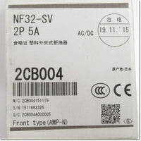 Japan (A)Unused,NF32-SV,2P 5A Japan (A)Unused,MCCB 2-Pole,MITSUBISHI 