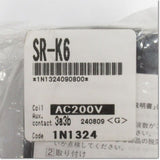 Japan (A)Unused,SR-K6 AC200V 3a3b　コンタクタ形電磁継電器 ,Electromagnetic Relay <Auxiliary Relay>,MITSUBISHI