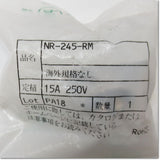 Japan (A)Unused,NR-245-RM　メタルコネクタ パネル取付レセプタクル オス 5極 シェルサイズφ24 ,Connector,NANABOSHI