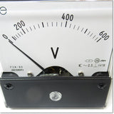 Japan (A)Unused,FSN-80/B 600V 0-600V Voltmeter,Fuji [DM-41]Voltmeter,Fuji 