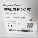 Japan (A)Unused,SK06LW-E10K1P7,DC24V 1a 1.7-2.6A Japan ,Irreversible Type Electromagnetic Switch,Fuji 