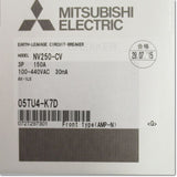 Japan (A)Unused,NV250-CV,3P 150A 30mA AX-1LS Japanese equipment,Earth Leakage Breaker 3-Pole,MITSUBISHI 