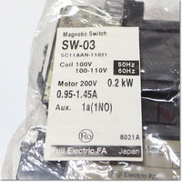 Japan (A)Unused,SW-03,AC100V 0.95-1.45A 1a 電磁開閉器 ,Irreversible Type Electromagnetic Switch,Fuji 