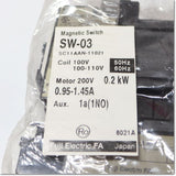 Japan (A)Unused,SW-03,AC100V 0.95-1.45A 1a 電磁開閉器　 ,Irreversible Type Electromagnetic Switch,Fuji