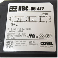 Japan (A)Unused,NBC-06-472 Japanese filters,Noise Filter / Surge Suppressor,COSEL 
