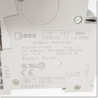 Japan (A)Unused,NC1V-2100-1AM,2P 1A circuit protector 2-Pole,IDEC 