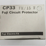 Japan (A)Unused,CP33FM,W 3P 15A  サーキットプロテクタ 補助スイッチ付き ,Circuit Protector 2-Pole,Fuji