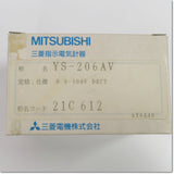 Japan (A)Unused,YS-206AV 300V 0-300V DRCT B　交流電圧計 ,Voltmeter,MITSUBISHI