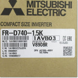 Japan (A)Unused,FR-D740-1.5K  インバータ 三相400V ,MITSUBISHI,MITSUBISHI