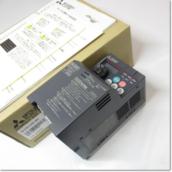 Japan (A)Unused,FR-E720-0.1KSC-GF01  インバータ 三相200V セーフティストップ対応品