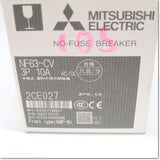 Japan (A)Unused,NF63-CV,3P 10A  ノーヒューズ遮断器 ,MCCB 3 Poles,MITSUBISHI