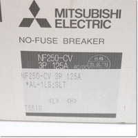 Japan (A)Unused,NF250-CV,3P 125A AL-1LS SLT  ノーヒューズ遮断器 警報スイッチ付き ,MCCB 3 Poles,MITSUBISHI