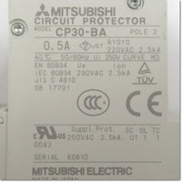 Japan (A)Unused,CP30-BA,2P 1-MD 0.5A Japanese circuit protector ,Circuit Protector 2-Pole,MITSUBISHI 