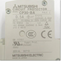 Japan (A)Unused,CP30-BA 2P 1-MD 0.5A　サーキットプロテクタ 中速形イナーシャルディレイ付き ,Circuit Protector 2-Pole,MITSUBISHI