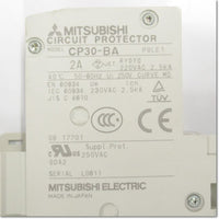 Japan (A)Unused,CP30-BA,1P 1-MD 2A Japanese circuit protector ,Circuit Protector 1-Pole,MITSUBISHI 