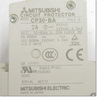 Japan (A)Unused,CP30-BA,3P 1-MD 2A  サーキットプロテクタ 中速形イナーシャルディレイ付 ,Circuit Protector 3-Pole,MITSUBISHI