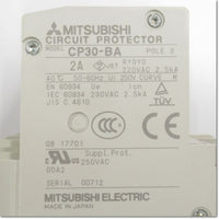 Japan (A)Unused,CP30-BA,3P 1-M 2A   サーキットプロテクタ ,Circuit Protector 3-Pole,MITSUBISHI