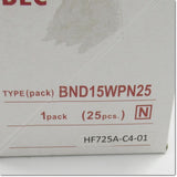 Japan (A)Unused,BND15WPN25  ターミナルブロック 25個入り ,Terminal Blocks,IDEC