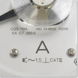 Japan (A)Unused,CQS-110A 0-200A 200/5A B  交流電流計 ,Ammeter,Other
