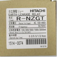 Japan (A)Unused,R-NZGT  漏電リレー AC100-440V  100/200/500/1000/2000mA ,Protection Relay,HITACHI