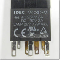 Japan (A)Unused,MC3D-M20RB　小形コントロールユニット 照光押ボタンスイッチ 2c ,Illuminated Push Button Switch,IDEC