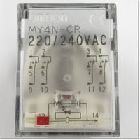 Japan (A)Unused,MY4N-CR,AC220/240V  ミニパワーリレー CR回路・動作表示灯内蔵形 ,Mini Power Relay <MY>,OMRON