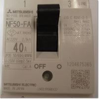 Japan (A)Unused,NF50-FA,2P 40A MCCB 2-Pole,MITSUBISHI 