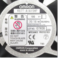 Japan (A)Unused,R87T-A1A15HP AC軸流ファン AC100V ,Fan / Louvers,OMRON 