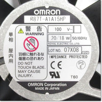 Japan (A)Unused,R87T-A1A15HP　AC軸流ファン AC100V ,Fan / Louvers,OMRON