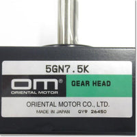 5GN7.5K　平行軸ギヤヘッド 取付角90mm 減速比7.5 ,Reduction Gear (GearHead),ORIENTAL MOTOR - Thai.FAkiki.com