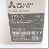 Japan (A)Unused,NF63-CV,2P 60A MCCB 2-Pole,MITSUBISHI 