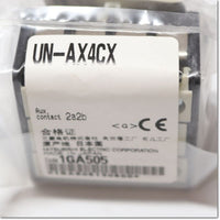 Japan (A)Unused,UN-AX4CX 2a2b  補助接点ユニット ヘッドオン ,Electromagnetic Contactor / Switch Other,MITSUBISHI