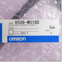 Japan (A)Unused,V509-W016D  バーコードリーダ専用ケーブル 5m ,Code Readers And Other,OMRON