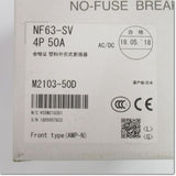 Japan (A)Unused,NF63-SV,4P 50A  ノーヒューズ遮断器 ,Peripherals / Low Voltage Circuit Breakers And Other,MITSUBISHI