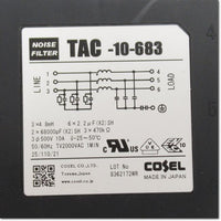 Japan (A)Unused,TAC-10-683 ノイズフィルタ ,Noise Filter / Surge Suppressor,COSEL 