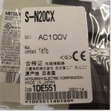 Japan (A)Unused,S-N20CX AC100V 1a1b Japanese Electromagnetic Contactor,MITSUBISHI