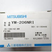 Japan (A)Unused,YM-206NRI 0-120Hz FS 1mA BR  受信指示計 直流計器 赤針付き ,Instrumentation And Protection Relay Other,MITSUBISHI