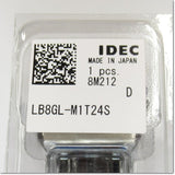 Japan (A)Unused,LB8GL-M1T24S  フラッシュシルエット 照光押ボタンスイッチ 長角形 2c AC/DC24V ,Illuminated Push Button Switch,IDEC