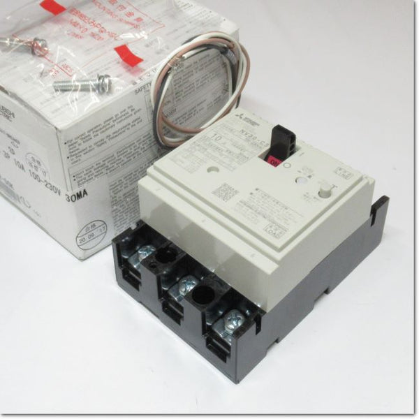 Japan (A)Unused,NV30-CS,3P 10A 30mA AX-1LS  漏電遮断器 補助スイッチ付き