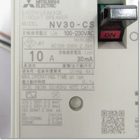 Japan (A)Unused,NV30-CS,3P 10A 30mA AX-1LS Earth Leakage Breaker 3-Pole,MITSUBISHI 