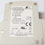 Japan (A)Unused,CP32FS/2D 2P 2A　サーキットプロテクタ 低速形 遅延装置付き ,Circuit Protector 2-Pole,Fuji