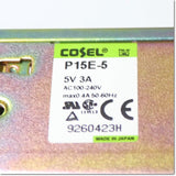 Japan (A)Unused,P15E-5　スイッチング電源 5V 3A ,DC5V Output,COSEL