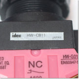 Japan (A)Unused,HW1B-X411R  φ22 非常停止用押ボタンスイッチ 鍵リセット 1a1b ,Emergency Stop Switch,IDEC