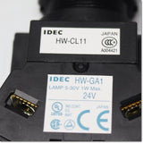 Japan (A)Unused,HW1L-MF211Q4G　φ22 照光押ボタンスイッチ 丸突形フルガード式 1a1b AC/DC24V ,Illuminated Push Button Switch,IDEC