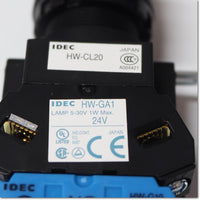 Japan (A)Unused,HW1L-A220Q4W φ22 automatic switch AC/DC24V 2a ,Illuminated Push Button Switch,IDEC 