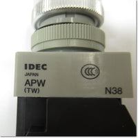 Japan (A)Unused,APW226DW　φ22 丸形パイロットライト AC200/220V 乳白 ,Indicator <Lamp>,IDEC